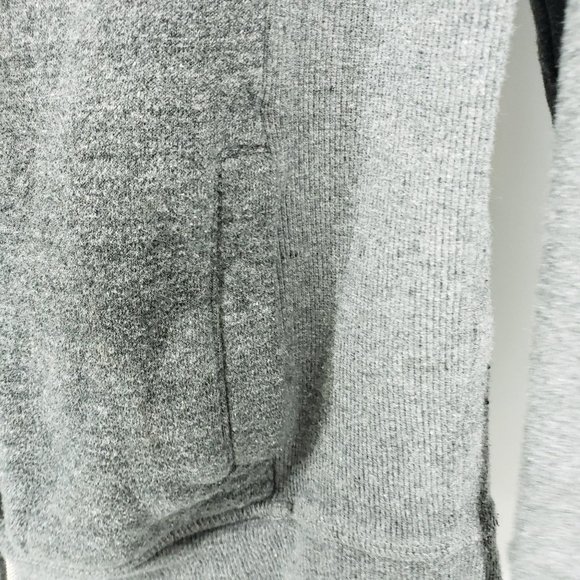 Alo Yoga Gray Mock Neck Zip Up Hoodie Women's Size Small Gray - Picture 5 of 7